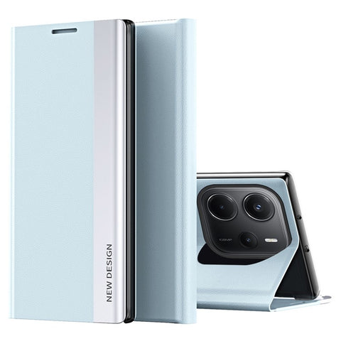 For Xiaomi Redmi Note 14 4G (163.25mm) Case Anti-Drop Leather Phone Cover with Stand
