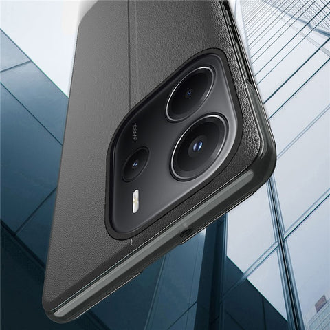 For Xiaomi Redmi Note 14 4G (163.25mm) Phone Case Folio Flip PU Leather Stand Cover
