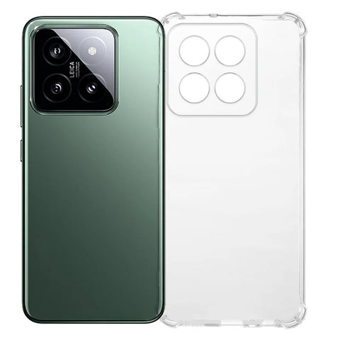 WANLONFENG For Xiaomi 14T Pro TPU Case  WL3 Series 1.5mm Phone Cover with Tempered Glass Film