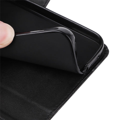 For Xiaomi Poco M4 5G / Poco M5 (India) 4G Calf Texture PU Leather Shockproof Cover Stand Wallet Cell Phone Case