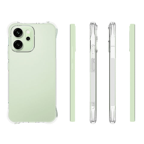 WANLONFENG For Oppo Reno14 5G (Global) TPU Case  WL2 Series 2.0mm Phone Cover with 2Pcs Tempered Glass Films