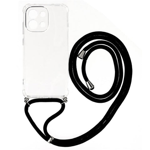 For OnePlus 13T 5G Case Reinforced Corner TPU Clear Phone Cover with Lanyard