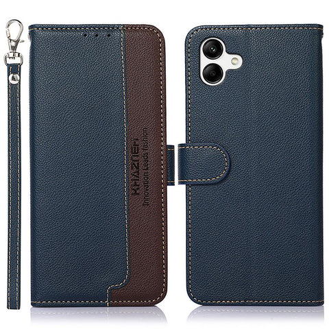 KHAZNEH For Samsung Galaxy A07 5G / A07 4G / A06 4G / A06 5G Case RFID Blocking Wallet Litchi Texture PU Leather Phone Cover