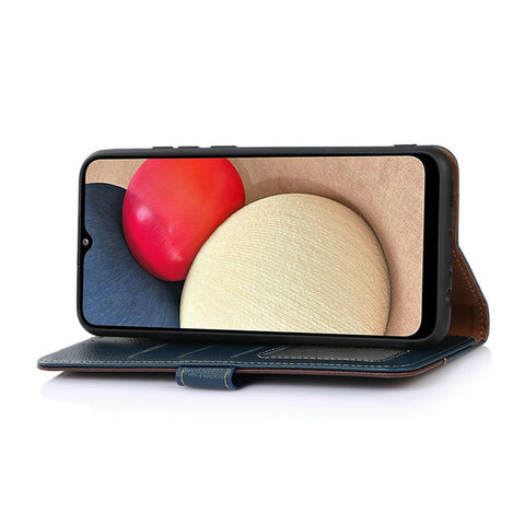 KHAZNEH For Samsung Galaxy A07 5G / A07 4G / A06 4G / A06 5G Case RFID Blocking Wallet Litchi Texture PU Leather Phone Cover