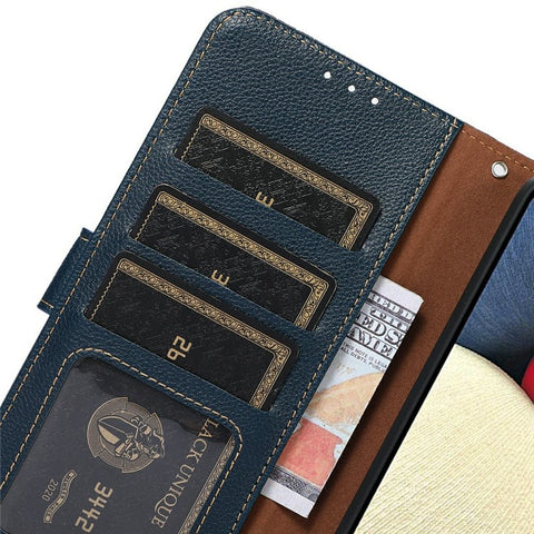 KHAZNEH For Samsung Galaxy A07 5G / A07 4G / A06 4G / A06 5G Case RFID Blocking Wallet Litchi Texture PU Leather Phone Cover