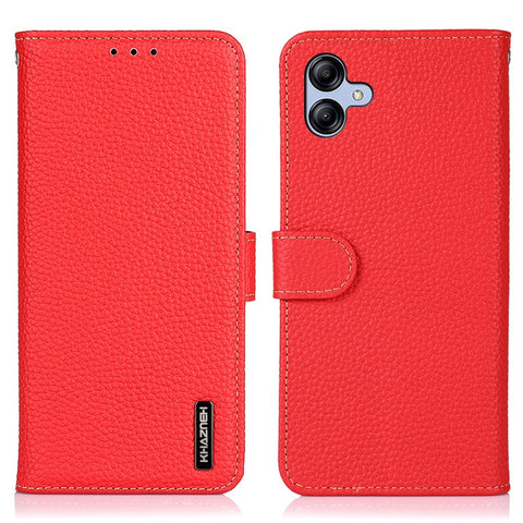 KHAZNEH For Samsung Galaxy A07 5G / A07 4G / A06 4G / A06 5G Case Genuine Cow Leather Flip Phone Cover