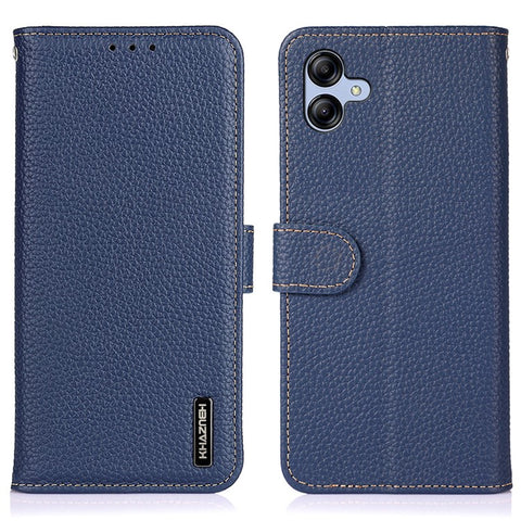 KHAZNEH For Samsung Galaxy A07 5G / A07 4G / A06 4G / A06 5G Case Genuine Cow Leather Flip Phone Cover