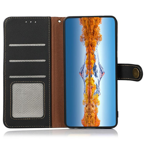 KHAZNEH for Samsung Galaxy A07 5G / A07 4G / A06 4G / A06 5G Case Genuine Cow Leather RFID Blocking Wallet Phone Cover