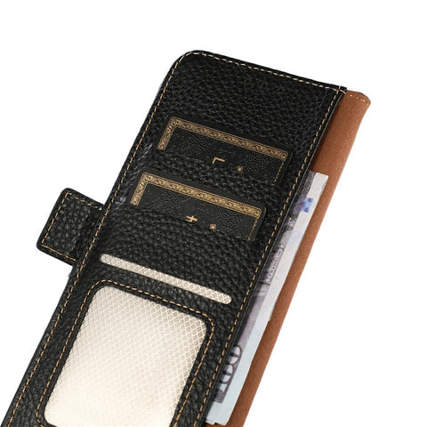 KHAZNEH for Samsung Galaxy A07 5G / A07 4G / A06 4G / A06 5G Phone Case Genuine Cow Leather Cover RFID Blocking