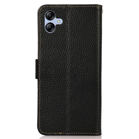 KHAZNEH for Samsung Galaxy A07 5G / A07 4G / A06 4G / A06 5G Phone Case Genuine Cow Leather Cover RFID Blocking
