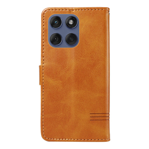 For Motorola Edge 60 5G / Motorola Edge 60 Pro 5G / Motorola Edge (2025) 5G / Motorola Edge 60 Fusion 5G Wallet Case T-Shape Lines Leather Phone Cover Stand