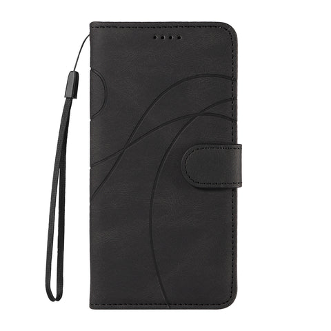 For Motorola Edge 60 5G / Motorola Edge 60 Pro 5G / Motorola Edge (2025) 5G / Motorola Edge 60 Fusion 5G Wallet Case Leather Phone Cover Stand with Curved Line Design