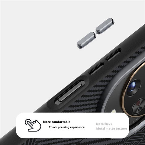 ABEEL For Huawei nova 14 Ultra 5G Magnetic Case PC + TPU + Aluminum Alloy + PU Leather Slim Phone Back Cover