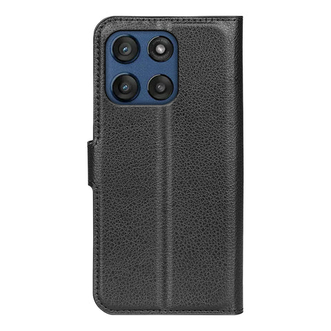 For Motorola Edge 60 Fusion 5G Case Litchi Texture Shockproof Leather Wallet Phone Cover