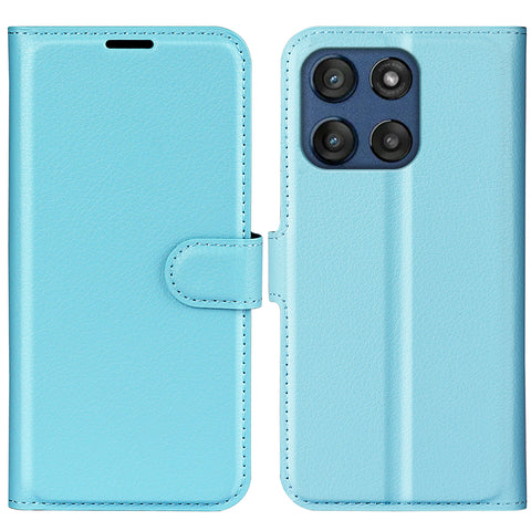 For Motorola Edge 60 Fusion 5G Case Litchi Texture Shockproof Leather Wallet Phone Cover