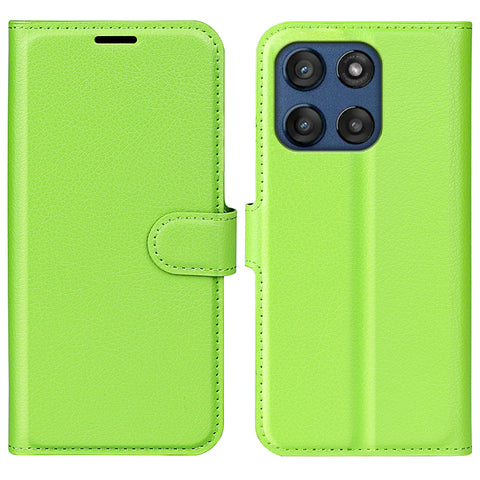 For Motorola Edge 60 Fusion 5G Case Litchi Texture Shockproof Leather Wallet Phone Cover