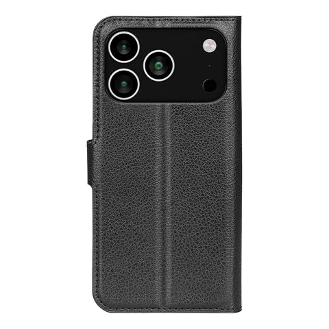 For iPhone 17 Pro Max Case Litchi Texture Shockproof Leather Wallet Phone Cover
