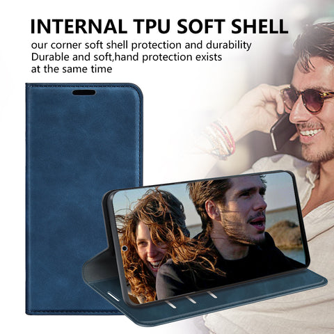 For Samsung Galaxy A06 5G Case Skin Touch Leather Wallet Phone Cover