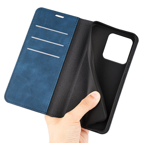 For Motorola Edge 60 Fusion 5G Case Skin Touch Leather Wallet Phone Cover