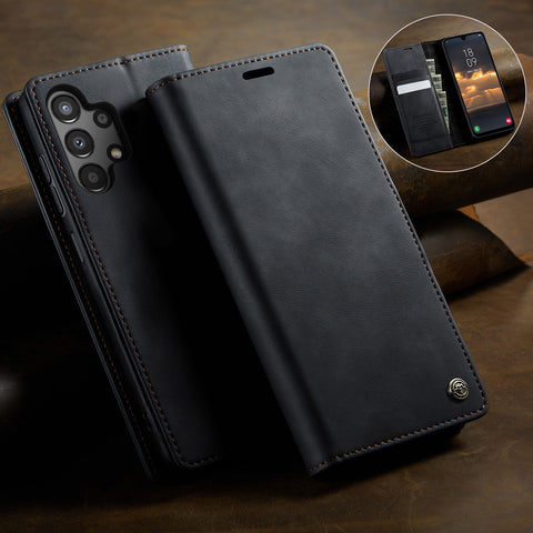 CASEME For Samsung Galaxy M13 5G / A13 4G / A04 4G (164.4mm) / A04s 4G (164.7mm) / A13 5G Case  033 Series RFID Blocking Wallet Leather Phone Cover
