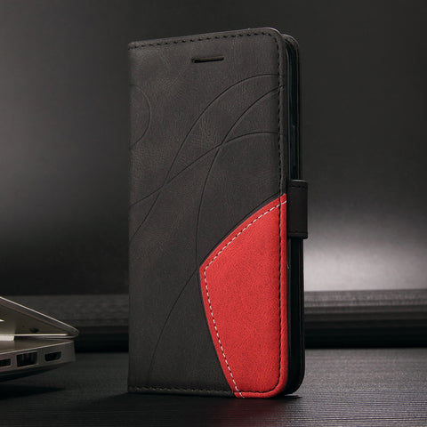For Motorola Edge 60 5G / Motorola Edge 60 Pro 5G / Motorola Edge (2025) 5G / Motorola Edge 60 Fusion 5G Leather Phone Case Stand Wallet with Bi-colour Splicing Design