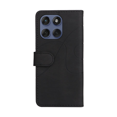 For Motorola Edge 60 5G / Motorola Edge 60 Pro 5G / Motorola Edge (2025) 5G / Motorola Edge 60 Fusion 5G Leather Phone Case Stand Wallet with Bi-colour Splicing Design