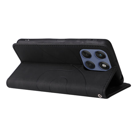 For Motorola Edge 60 5G / Motorola Edge 60 Pro 5G / Motorola Edge (2025) 5G / Motorola Edge 60 Fusion 5G Leather Phone Case Stand Wallet with Bi-colour Splicing Design