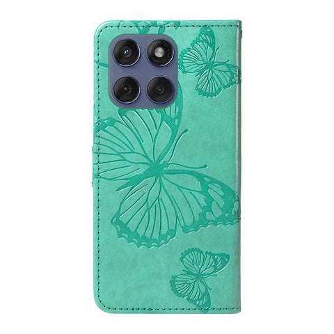 For Motorola Edge 60 5G / Motorola Edge 60 Pro 5G / Motorola Edge (2025) 5G / Motorola Edge 60 Fusion 5G Wallet Case Floral Butterfly Imprinted Leather Phone Cover Stand