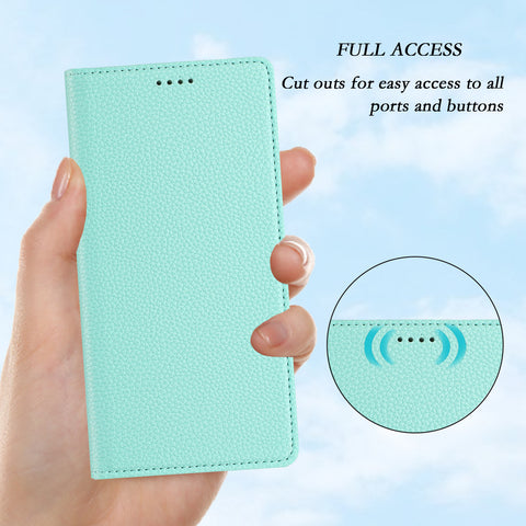 For Xiaomi Redmi Note 13 Pro+ 5G Wallet Case RFID Blocking Litchi Texture Leather Mobile Cover