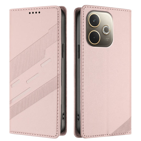 For Oppo A5 Pro 5G (Global) Phone Cases Punk Style Imprinted Wallet Stand Leather Cover