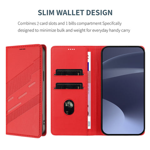 For Motorola Edge 60 Fusion 5G Phone Cases Punk Style Imprinted Wallet Stand Leather Cover