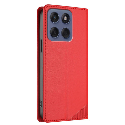 For Motorola Edge 60 Fusion 5G Phone Cases Punk Style Imprinted Wallet Stand Leather Cover