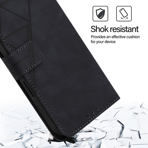 For Xiaomi Redmi 13 4G / Xiaomi Poco M6 5G / Xiaomi Poco M6 Plus 5G / Xiaomi Redmi 13x 4G Leather Case with Hand Strap Wallet Stand Phone Cover