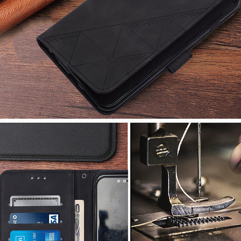 For Xiaomi Redmi 13 4G / Xiaomi Poco M6 5G / Xiaomi Poco M6 Plus 5G / Xiaomi Redmi 13x 4G Leather Case with Hand Strap Wallet Stand Phone Cover