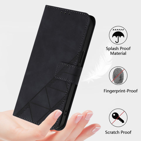 For Xiaomi Poco F3 Leather Case with Hand Strap Wallet Stand Phone Cover