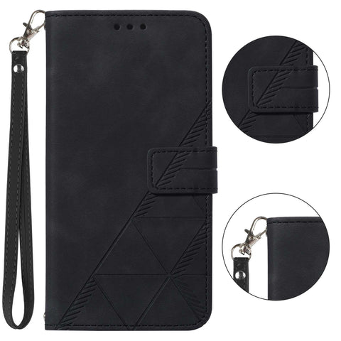 For Xiaomi Poco F3 Leather Case with Hand Strap Wallet Stand Phone Cover
