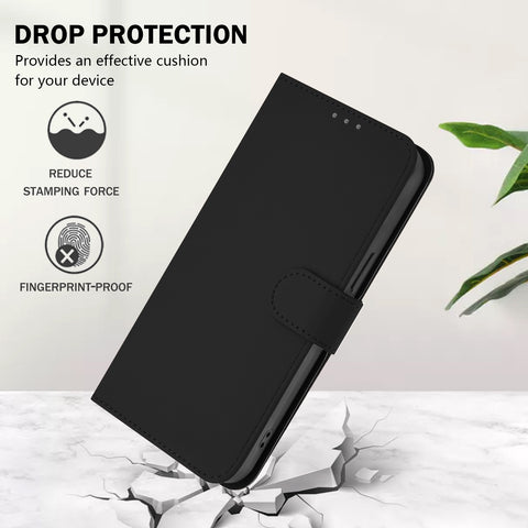 For Samsung Galaxy M16 5G / Galaxy F16 5G Case Solid Color Wallet Leather Phone Cover with Strap