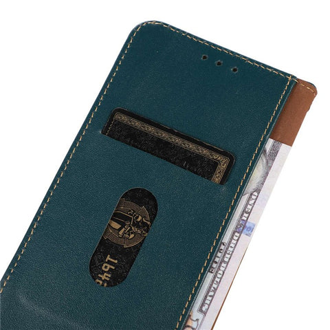 KHAZNEH For Samsung Galaxy A07 4G / A06 4G / A06 5G Case Wallet Genuine Cow Leather Phone Cover Nappa Texture