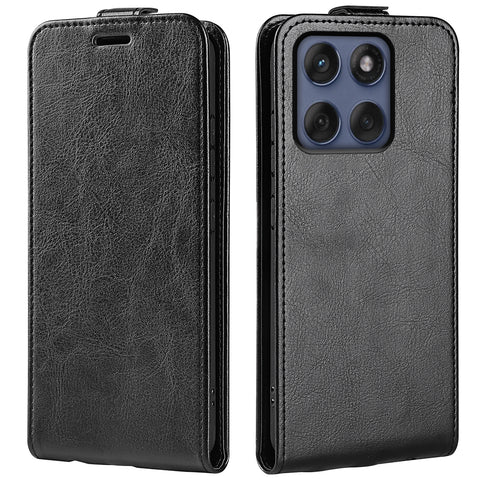 For Motorola Edge 60 Fusion 5G Case with Card Slots Vertical Flip Leather Phone Cover