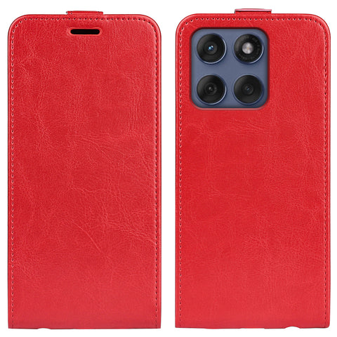 For Motorola Edge 60 Fusion 5G Case with Card Slots Vertical Flip Leather Phone Cover