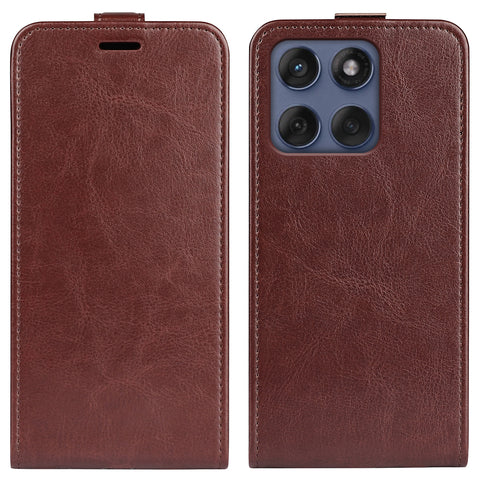 For Motorola Edge 60 Fusion 5G Case with Card Slots Vertical Flip Leather Phone Cover