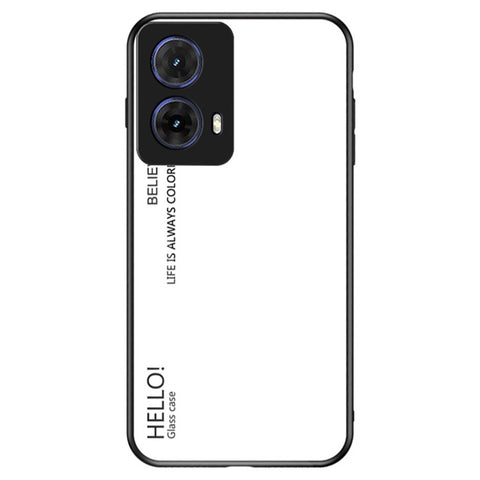For Motorola Moto G85 5G / S50 Neo 5G Case Anti-Scratch Tempered Glass + PC + TPU Phone Cover