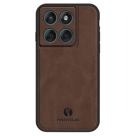 ANNYOJO For Motorola Edge 60 Fusion 5G / Edge 60 5G Case PU Leather + PC + TPU Anti Drop Phone Back Cover