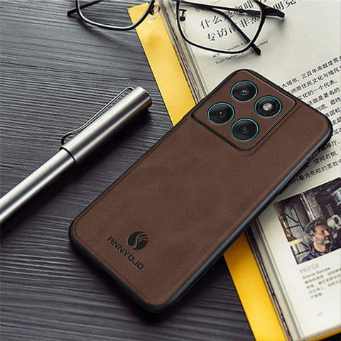 ANNYOJO For Motorola Edge 60 Fusion 5G / Edge 60 5G Case PU Leather + PC + TPU Anti Drop Phone Back Cover