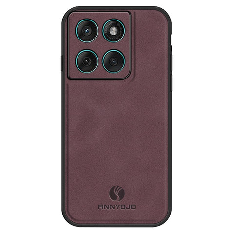 ANNYOJO For Motorola Edge 60 Fusion 5G / Edge 60 5G Case PU Leather + PC + TPU Anti Drop Phone Back Cover