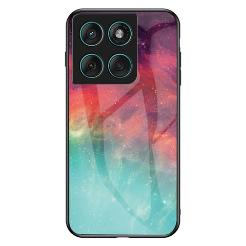 For Motorola Edge 60 Fusion 5G / Edge 60 5G Case Starry Sky Pattern Tempered Glass Phone Cover
