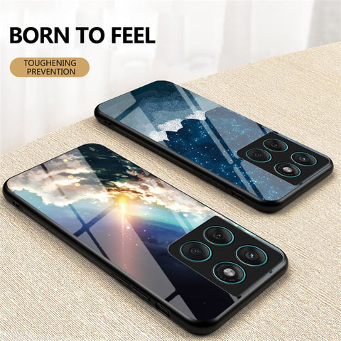 For Motorola Edge 60 Fusion 5G / Edge 60 5G Case Starry Sky Pattern Tempered Glass Phone Cover