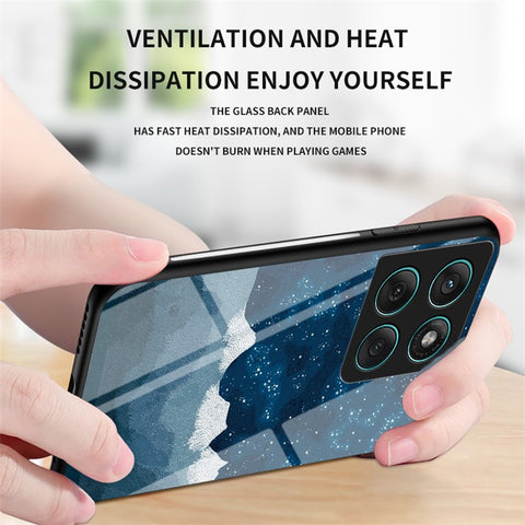 For Motorola Edge 60 Fusion 5G / Edge 60 5G Case Starry Sky Pattern Tempered Glass Phone Cover