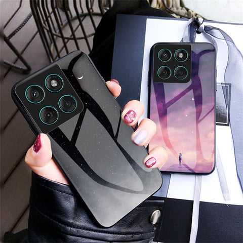 For Motorola Edge 60 Fusion 5G / Edge 60 5G Case Starry Sky Pattern Tempered Glass Phone Cover