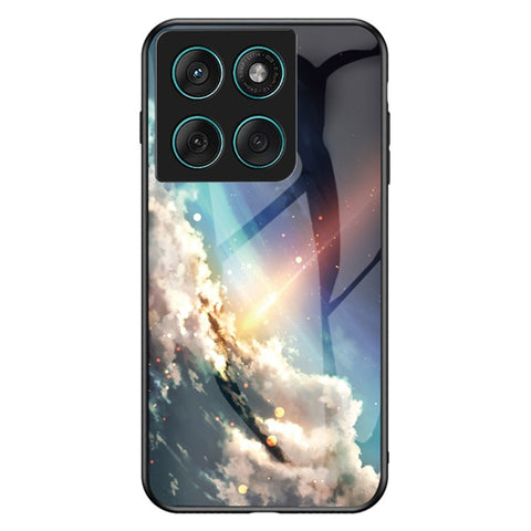 For Motorola Edge 60 Fusion 5G / Edge 60 5G Case Starry Sky Pattern Tempered Glass Phone Cover